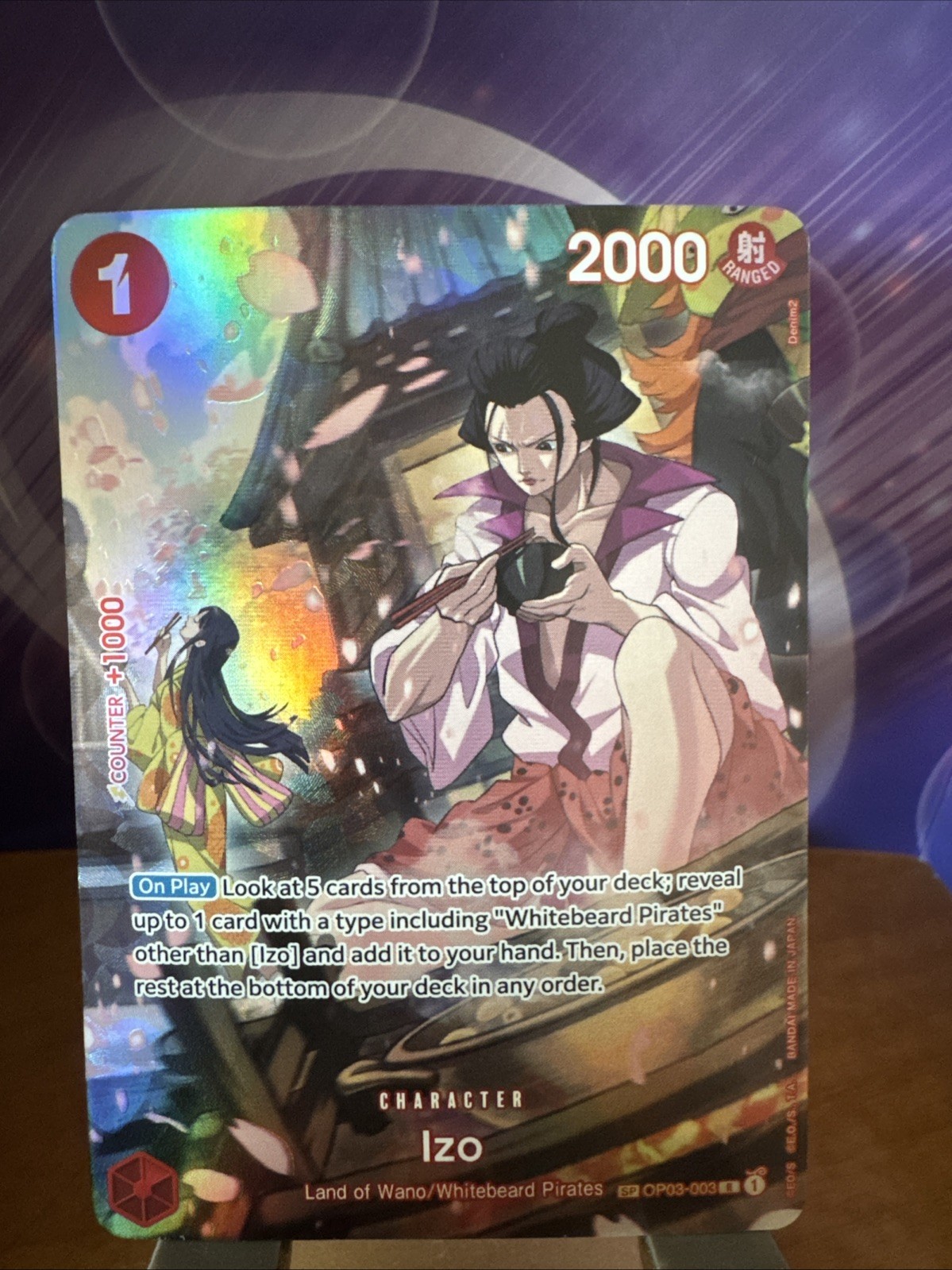 One Piece - Izo OP03-003 SP - OP07 500 Years In the Future English NM