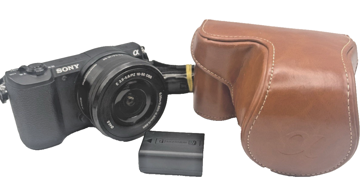 Sony Alpha A5100 24.3MP Digital Camera with 16-50mm OSS Lens Strap