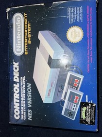 Nintendo NES Control Deck Console Boxed PAL Variant with Controller