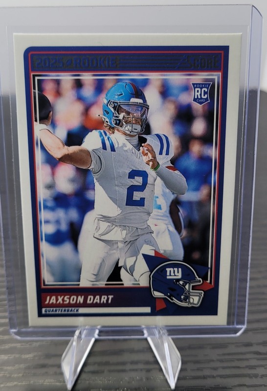 2025 Panini Score Jaxson Dart Rookie RC #35 New York Giants