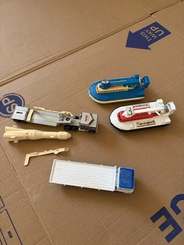 Matchbox Lesney 1981 NASA 1971 Pallet Truck 1974 Hovercraft K-22 Job Lot Models