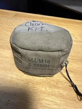 Gun Cleaning Kit  Otis Military Issue 5.56MM Rods Brushes in Orig Case Vintage