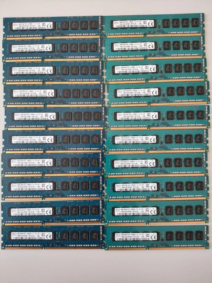 RAM SKhynix 20x 8 GB DDR3 -12800E ECC - Immagine 2 di 4