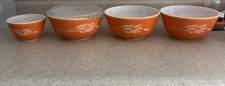 pyrex autumn harvest mixing bowls