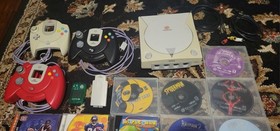 Sega Dreamcast Bundle, 3 Controllers, Vmu, Rumble, 16 Games, Console