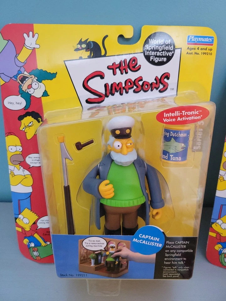 THE SIMPSONS World of Springfield LOT Smithers / Brockman / Bumblebee / Captain - Image 2 of 4