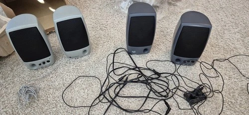 SGI Silicon Graphics Speaker System, Lot of 2 ,Untested