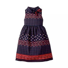 Janie and Jack Floral Scarf Print Dress Size 3T Preowned