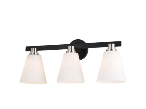 Vaxcel W0406 Vermont 3 Light 23" Wide Vanity Light with Frosted Glass Shades - Picture 1 of 3