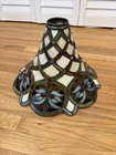 Vintage Tiffany Inspired Style Handmade Stained Glass Lamp 15 1/4” Shade