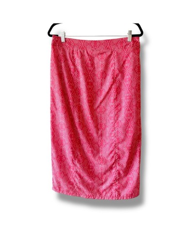 RipSkirt Hawaii Length 3 SZ M Pink Adjustable Waist Travel Quick Dry Pockets EUC - Picture 2 of 12