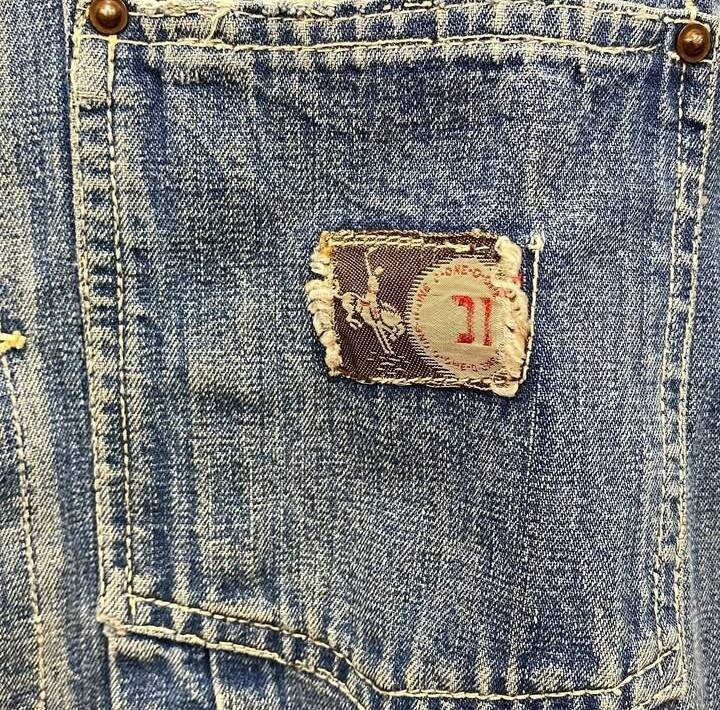 Vintage 1930s 1940s Montgomery Ward 101 1st Denim… - image 9