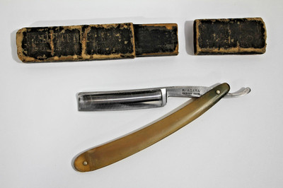 Vintage 19th Century Gambert Bros New-York Niagara German Make Straight Razor
