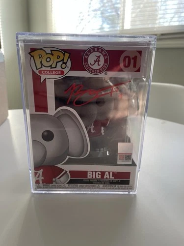 Bryce Young Autographed Funko Pop Panthers Alabama NFL NCAA