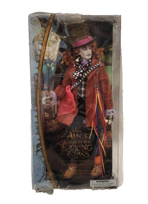 Disney Alice Through the Looking Glass Mad Hatter Doll Film Collection New Rare