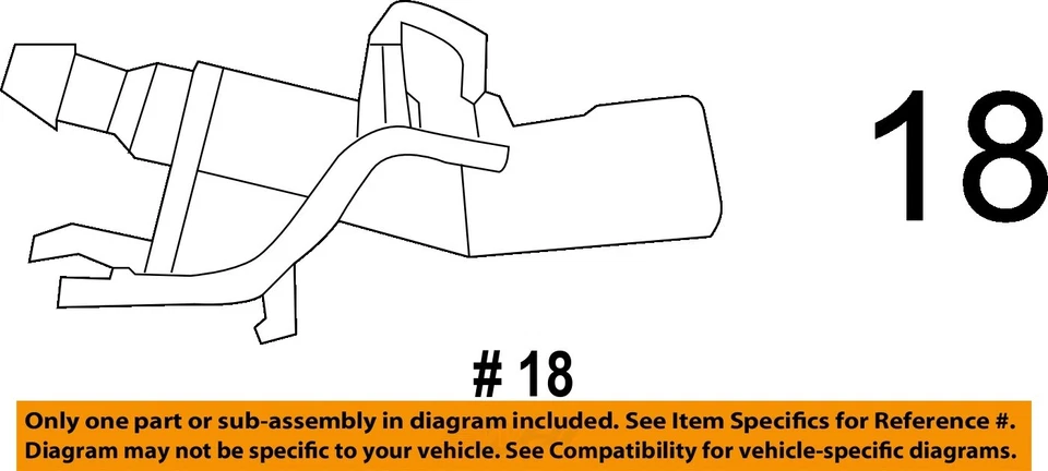 TOYOTA OEM 13-21 Corolla iM Componentes de lavadora limpiaparabrisas - Boquilla de lavadora 8538112400 Foto 2 de 2