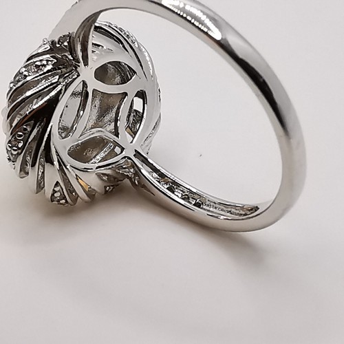 CAVILL Wunderschöne weißer Opal Damenring Ring 925 Silber Gr. 65 fast NEU! - Bild 3 von 15