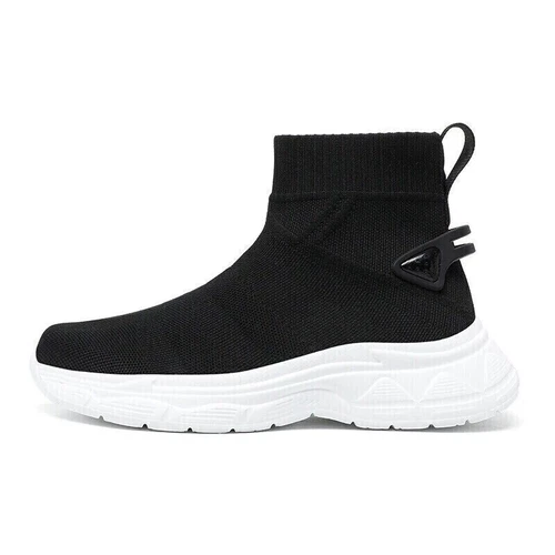High Top Freizeitschuhe Damen Herren Sneaker Outdoor Sockenschuh Mesh Slipper - Bild 4 von 30