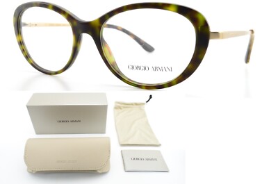 GIORGIO ARMANI Brille AR 7046 5089 52-16 140 A Oval Tortoise Optic Art mit Etui