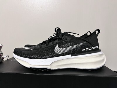 2022 Women's Nike ZoomX Invincible 3 Black White Cream Used Size 11.5 DS