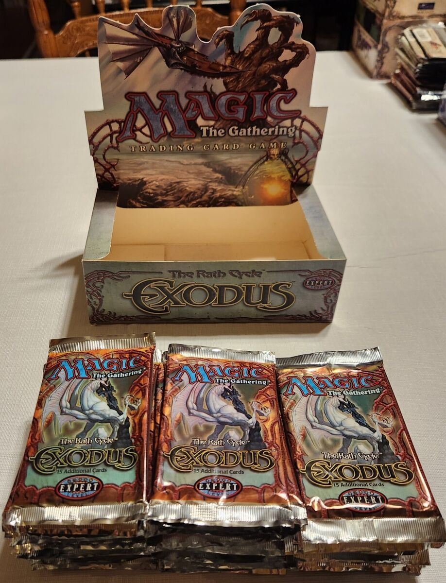 MTG: EXODUS Booster Pack display box w/36 PERFECT opening MTG: EXODUS Booster Pack display box w/36 PERFECT opening