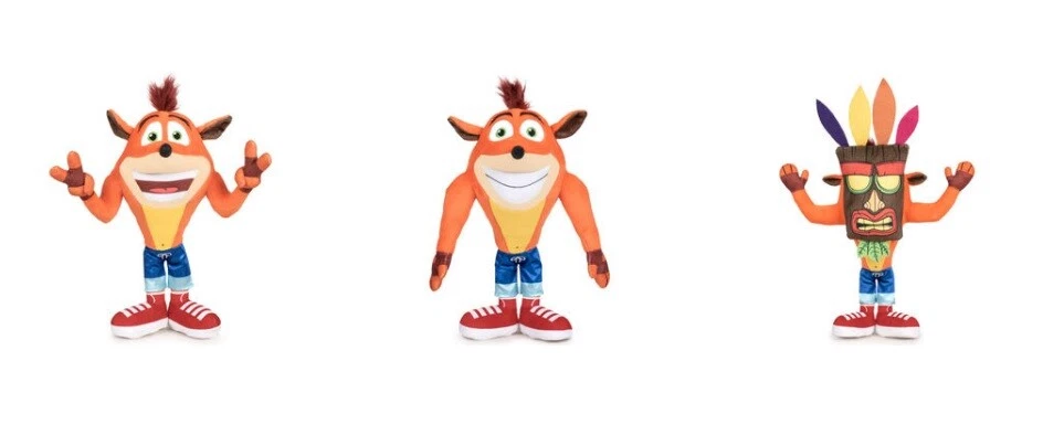 Activision Crash Bandicoot Plüsch Figur Kuscheltier 32cm Auswahl