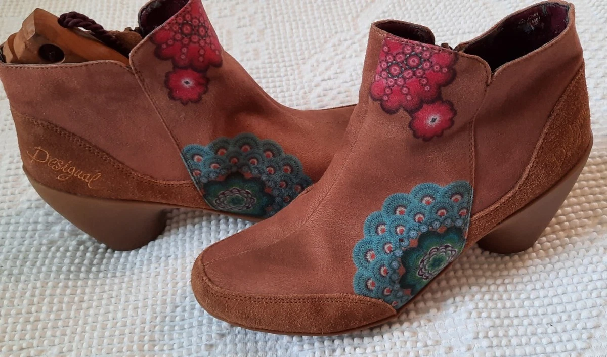 Zapatos para mujer Desigual BOHo talla 5 tacones de lim n masculinos