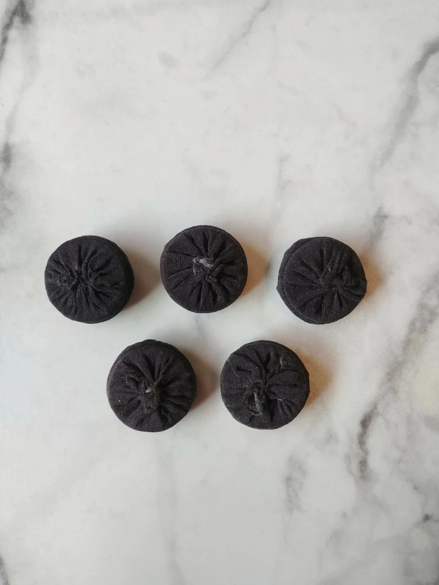 Grey shop fabric buttons