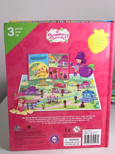 Strawberry Shortcake My Busy Book ~ Rare storybook Board w/12 figures Complete - Picture 8 of 9