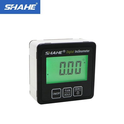 SHAHE Digital Protractor Inclinometer Miter Angle Cube Level Box for Woodworking