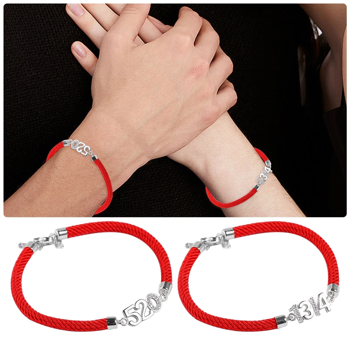 Red string shop couple bracelet