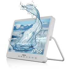 SYLVOX 15.6 inch Portable TV Battery Powered Google TV 12V DC 1080P Waterproof