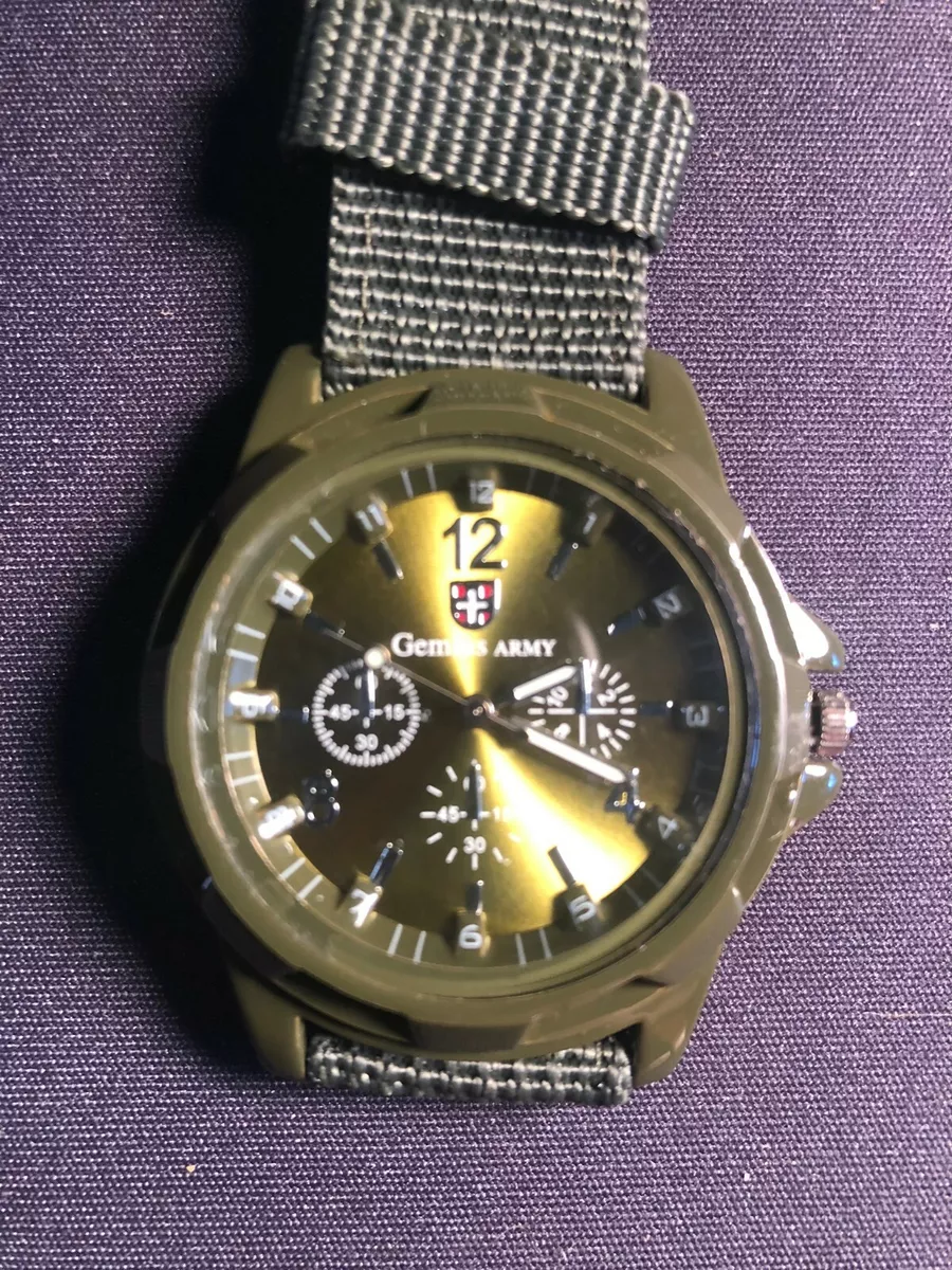 Mens watch fabric band sale