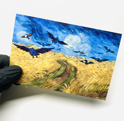 Pokémon Center × Van Gogh Corviknight Postcard Inspired By Van