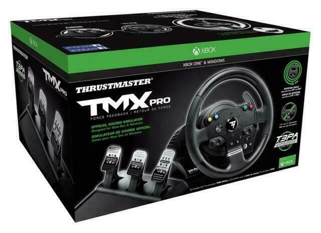 Thrustmaster TMX PRO Force Feedback Racing Wheel Pedal Set