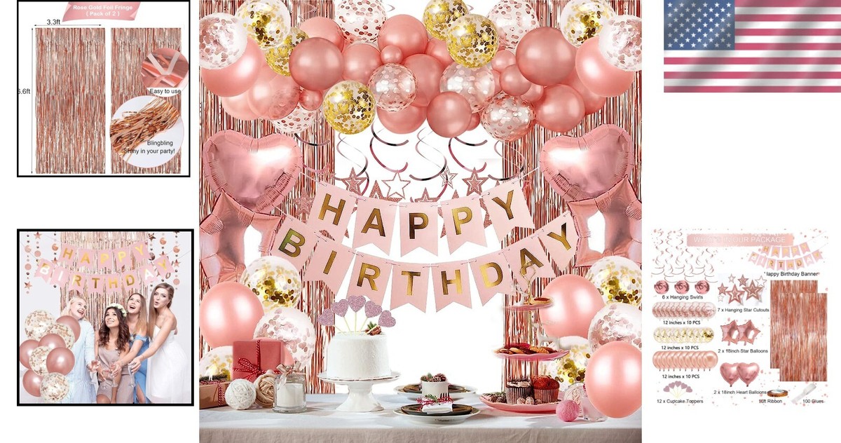 Striscione rosa con animali da fattoria per compleanni e baby shower per bambini - fondali web