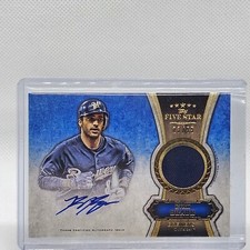 2012 Topps Five Star Baseball Patch Auto Ryan Braun /55
