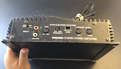 kicker impulse 352xi amp 2 channel Untested For Parts VB8 | eBay