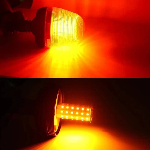 DC12V/24V Amber Tractor Strobe Light Beacon Flashing Signal for Truck Trailer - Picture 5 of 22