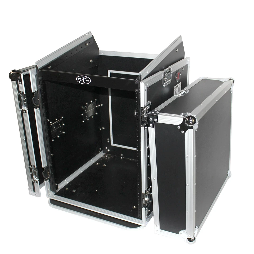 ProX T-14MRSS 14U Rack x 10U Mezclador Superior DJ Combo Estuche de Vuelo idjnow Foto 4 de 4