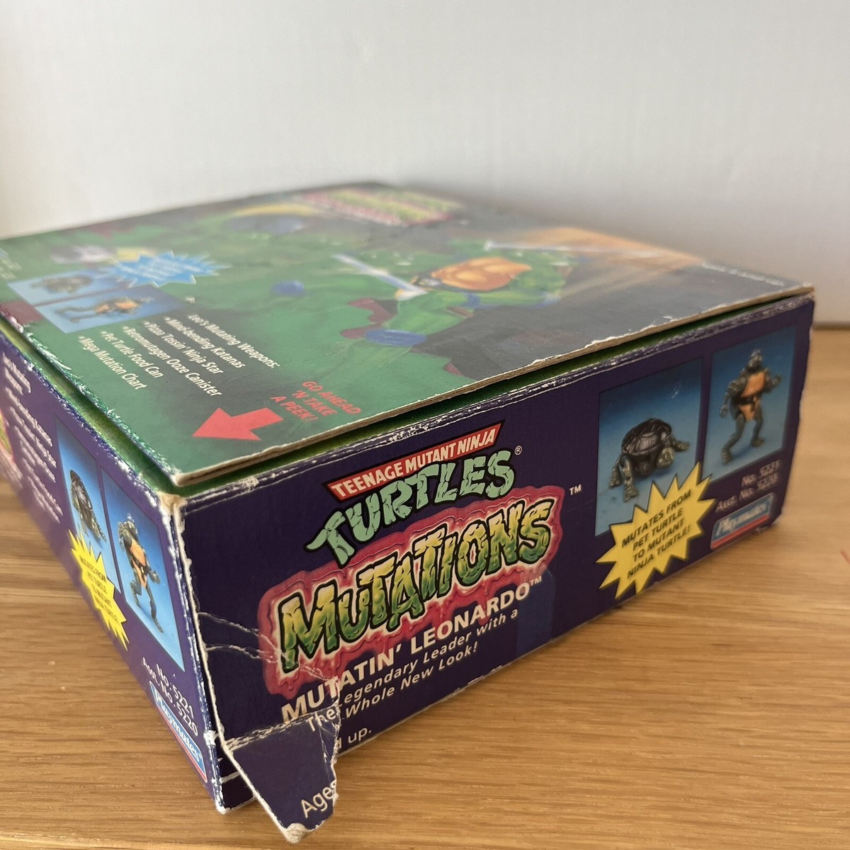 90s TMNT Leonardo Mutations Takara Japan Box Figure Playmates Toys