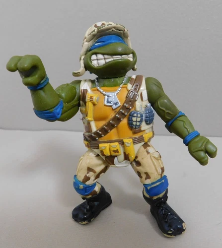 VTG TMNT Teenage Mutant Ninja Turtles Mutant Military LIEUTENANT LEO 1991 figure