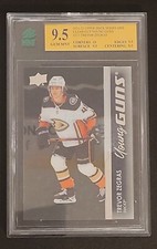 2021-22 UPPER DECK TREVOR ZEGRAS YOUNG GUNS CLEAR CUT GRADED 9.5 ROOKIE #232