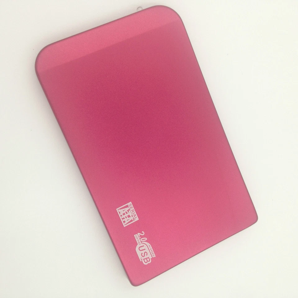 New 160GB 160GB External Portable 2.5" USB 2.0 Hard Drive HDD POCKET SIZE Pink - Image 3 of 4