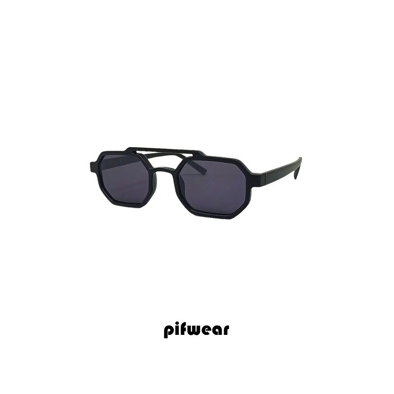 2022 PIFWEAR Alabama 1207C Black Frame & Lens Sunglasses 60% Off-image