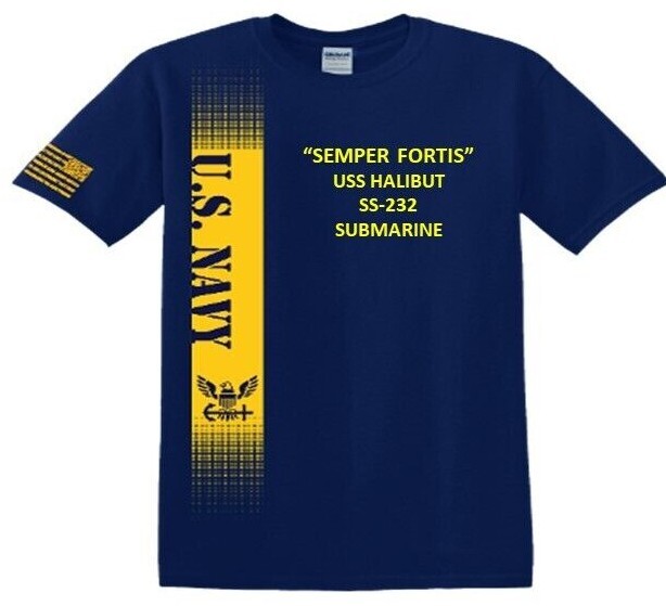 USS HERRING SS-233 SUBMARINE *VINYL&SILK SCREEN*NAVY LICENSED