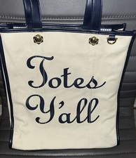 Draper James Reversible Leather Tote with Gingham Interior and Wristlet Pouch — listing 3