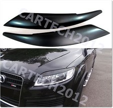 Adatto per sopracciglia fari Audi Q7 2006-2015, copripalpebre, messa a punto plastica ABS