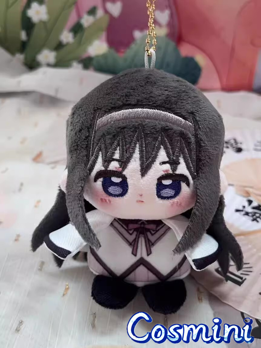 Akemi Homura 12cm Plush Doll Keychain Pendant Toy | eBay