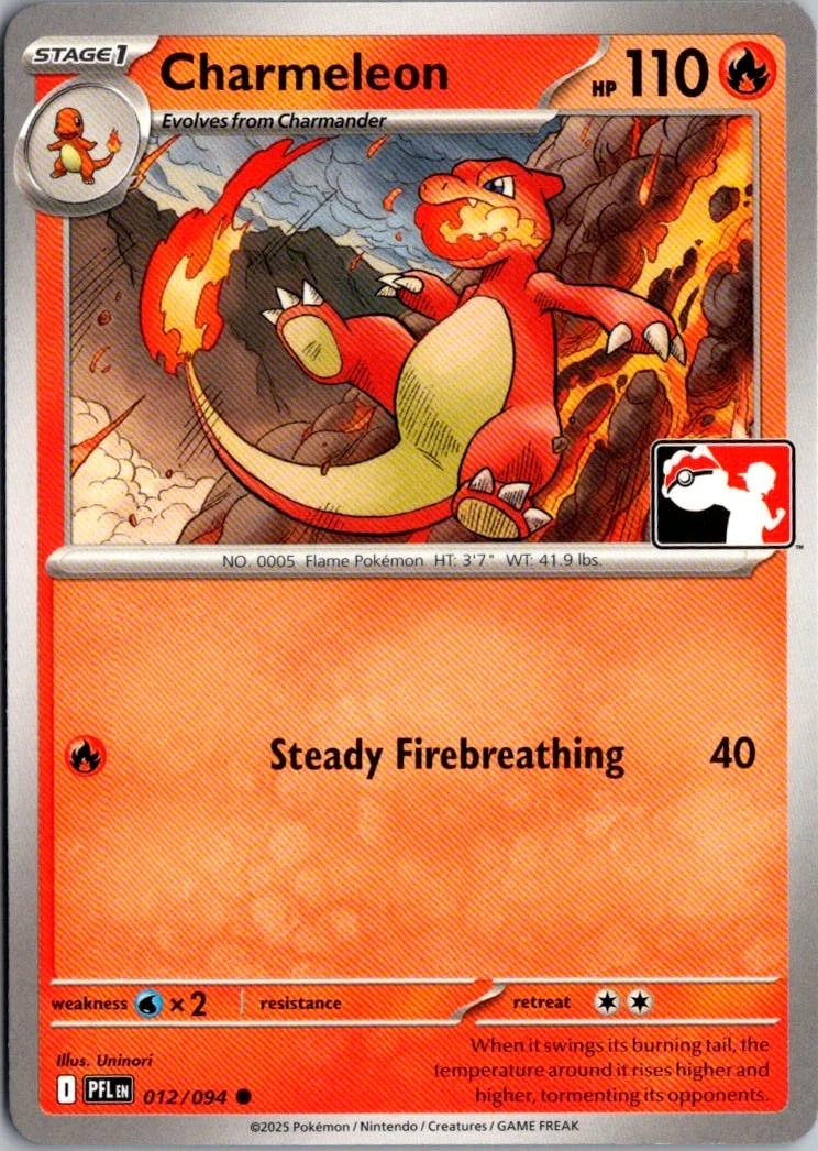 Charmeleon Pokémon TCG Individual Collectible Card Game Cards in